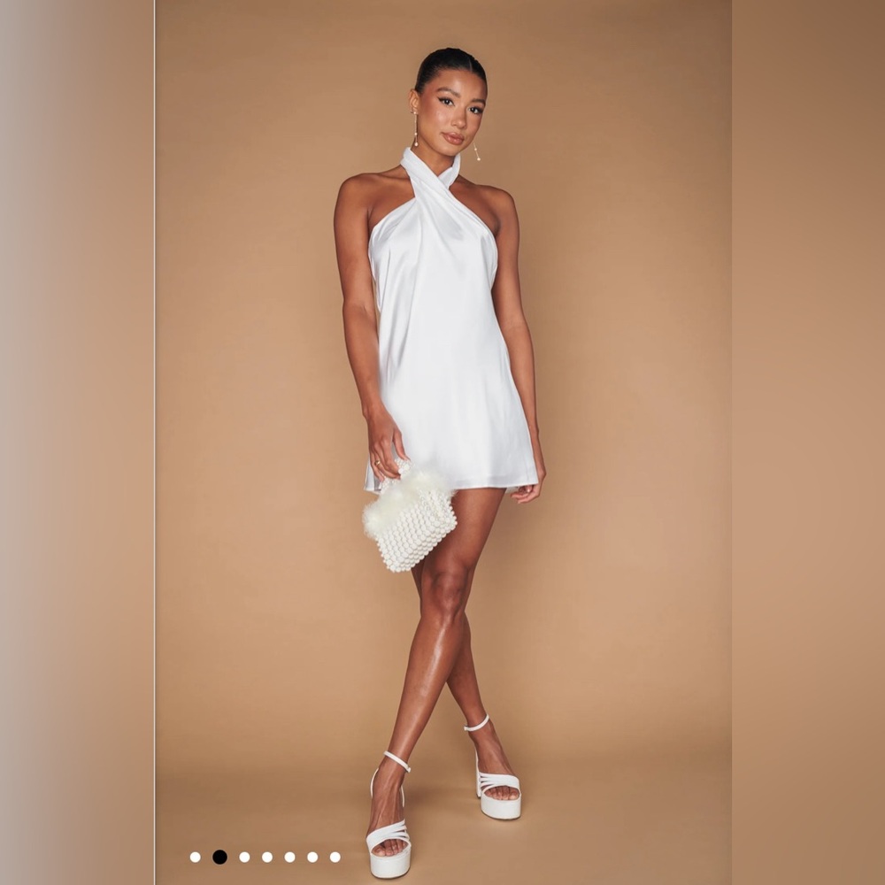 Show Me Your Mumu Jasmine Halter Mini Dress